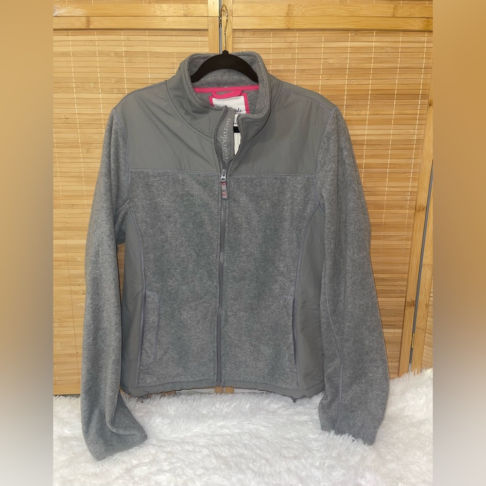 Aeropostale gray full zip fleece jacket woman’s size XXL NWT